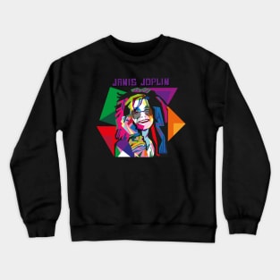 JANIS JOPLIN GEOMETRIC Crewneck Sweatshirt